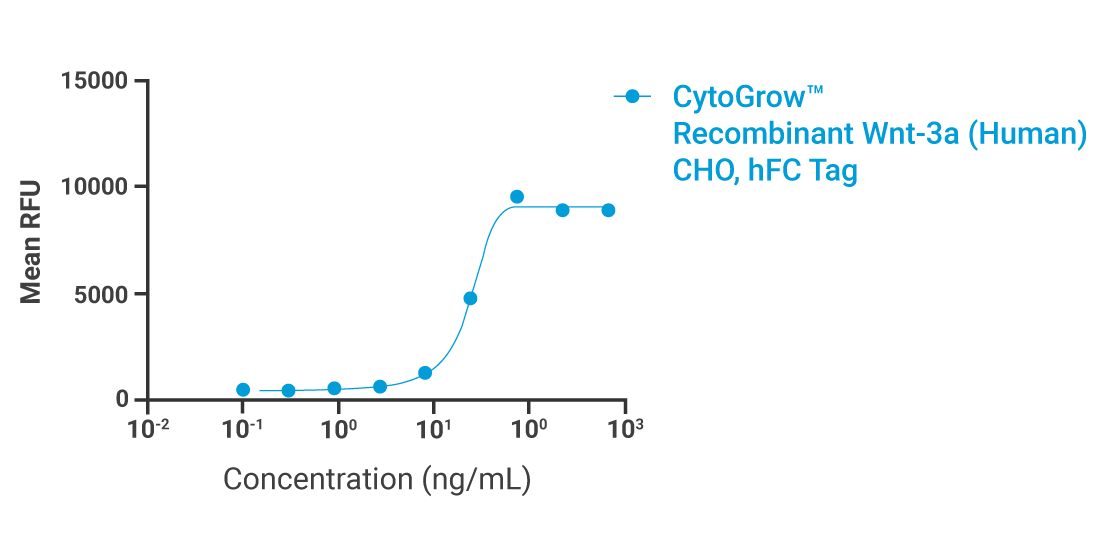 CytoGrow Wnt-3a hFc-Tag Bioactivity