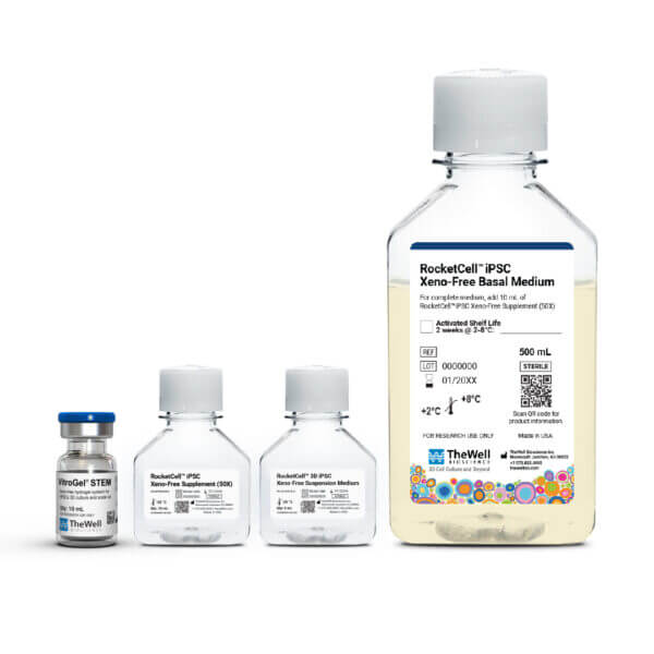 RocketCell™ 3D iPSC Xeno-Free Complete Growth Kit