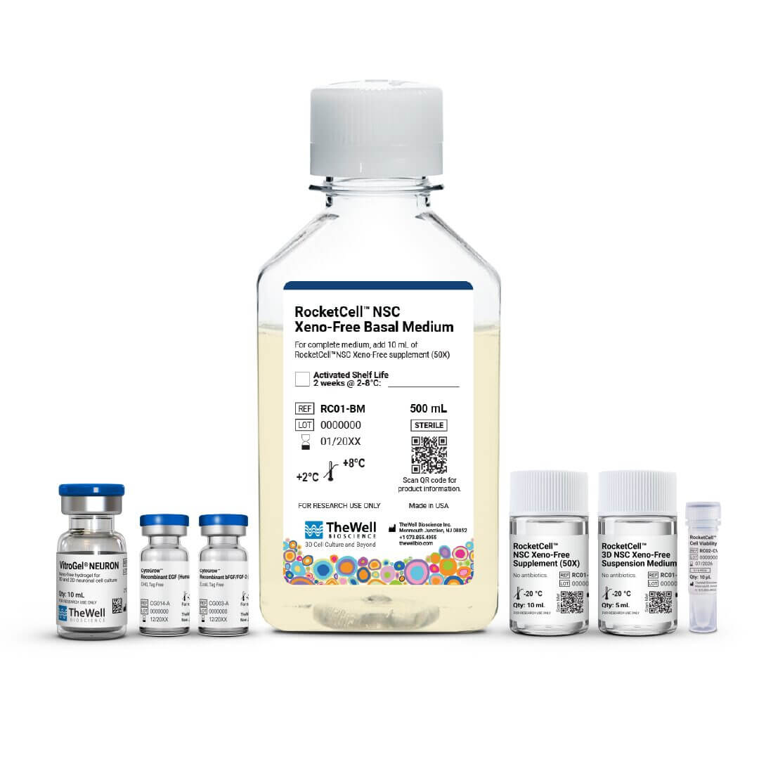 RocketCell™ 3D NSC Xeno-Free Complete Growth Kit