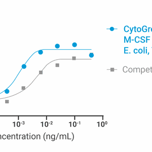 CytoGrow Recombinant M-CSF (Human), E. coli, Tag Free Bioactivity